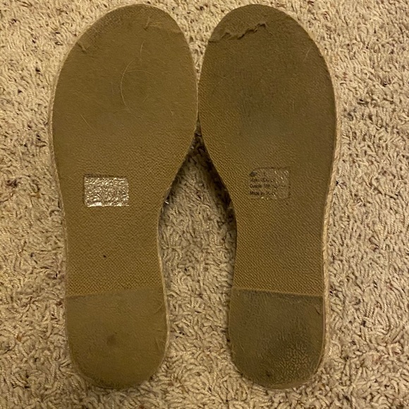 Olivia Miller Blue Stripe Sandals - Picture 3 of 3